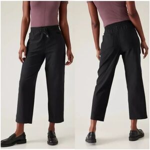 ATHLETA Farallon Pant in‎ Black straight leg size XL